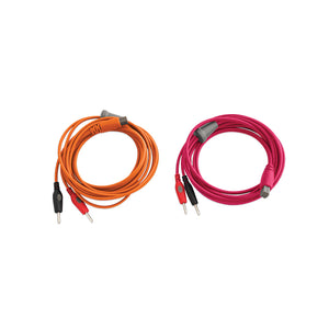 JEU DE 2 CÂBLES DE STIMULATION XL - 150CM CANAUX 3 ET 4